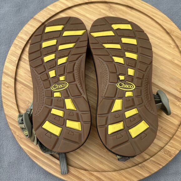 Chaco Kids Z/1 Ecotread Sport Sandals Boys Size 3 Drift Hunter Green Hiking Camp - Picture 6 of 7